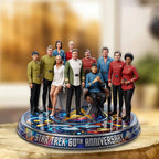 Star Trek 60th Anniversary Custom Shape Acrylic Plaque – TMTHU7816
