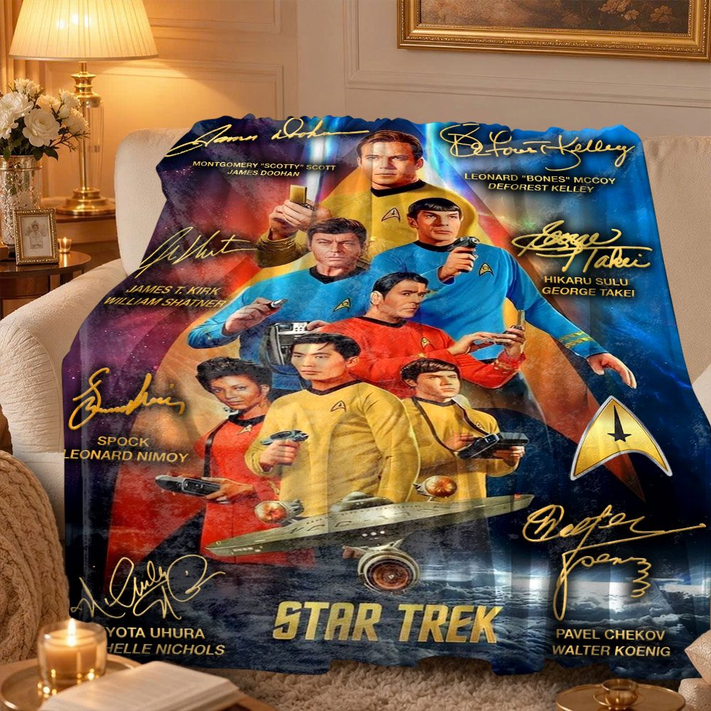 Star Trek 60th Anniversary Fleece Blanket – TMTHU7915
