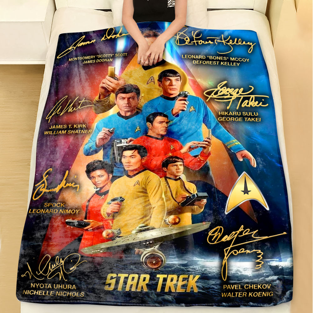 Star Trek 60th Anniversary Fleece Blanket – TMTHU7915