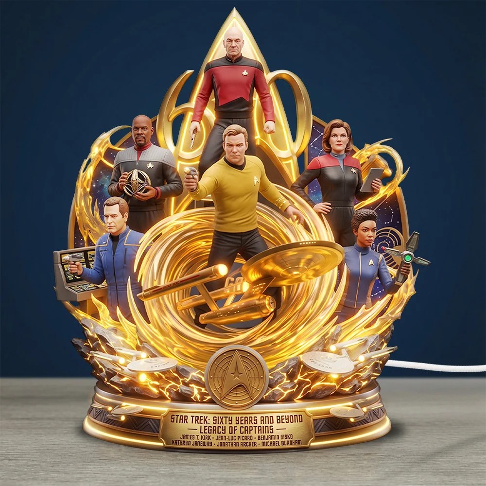 Star Trek 60th Anniversary Custom Shape Acrylic Light Box – TMTHU9404