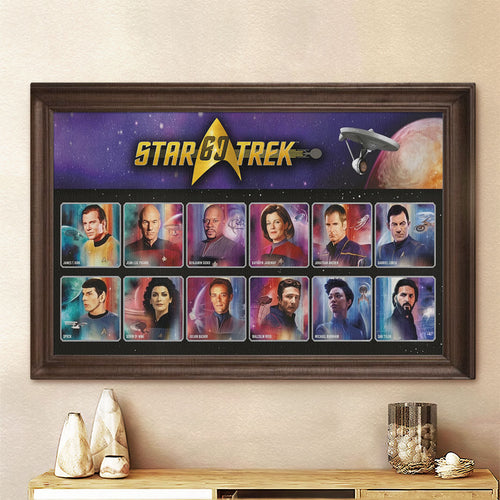 Star Trek 60th Anniversary Canvas With Inner Frame – TMTHU5203
