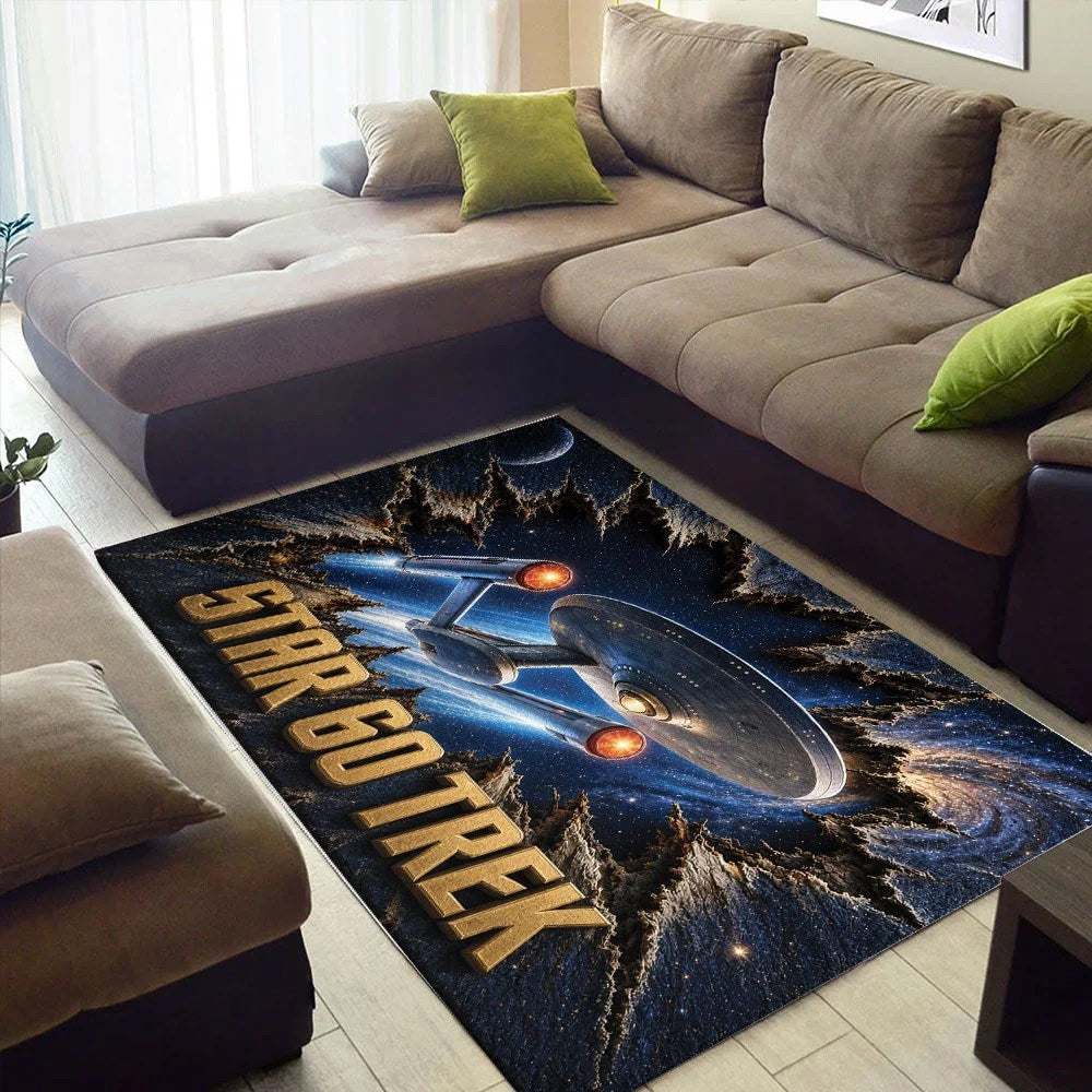 Star Trek 60th Anniversary Rectangular Rug – TMTHU9308