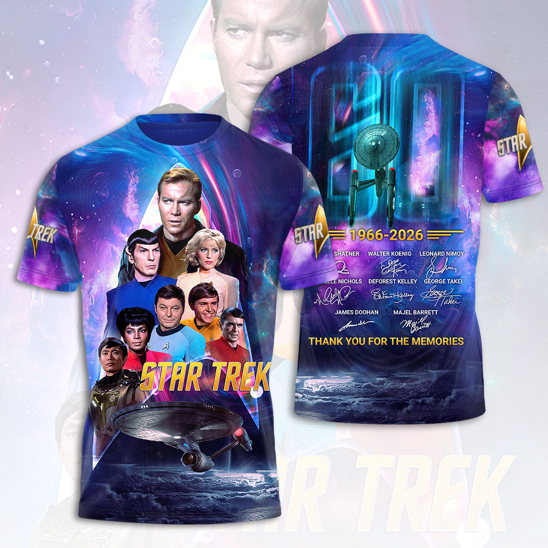 Star Trek 60th Anniversary 3D Apparel – HOATT15827