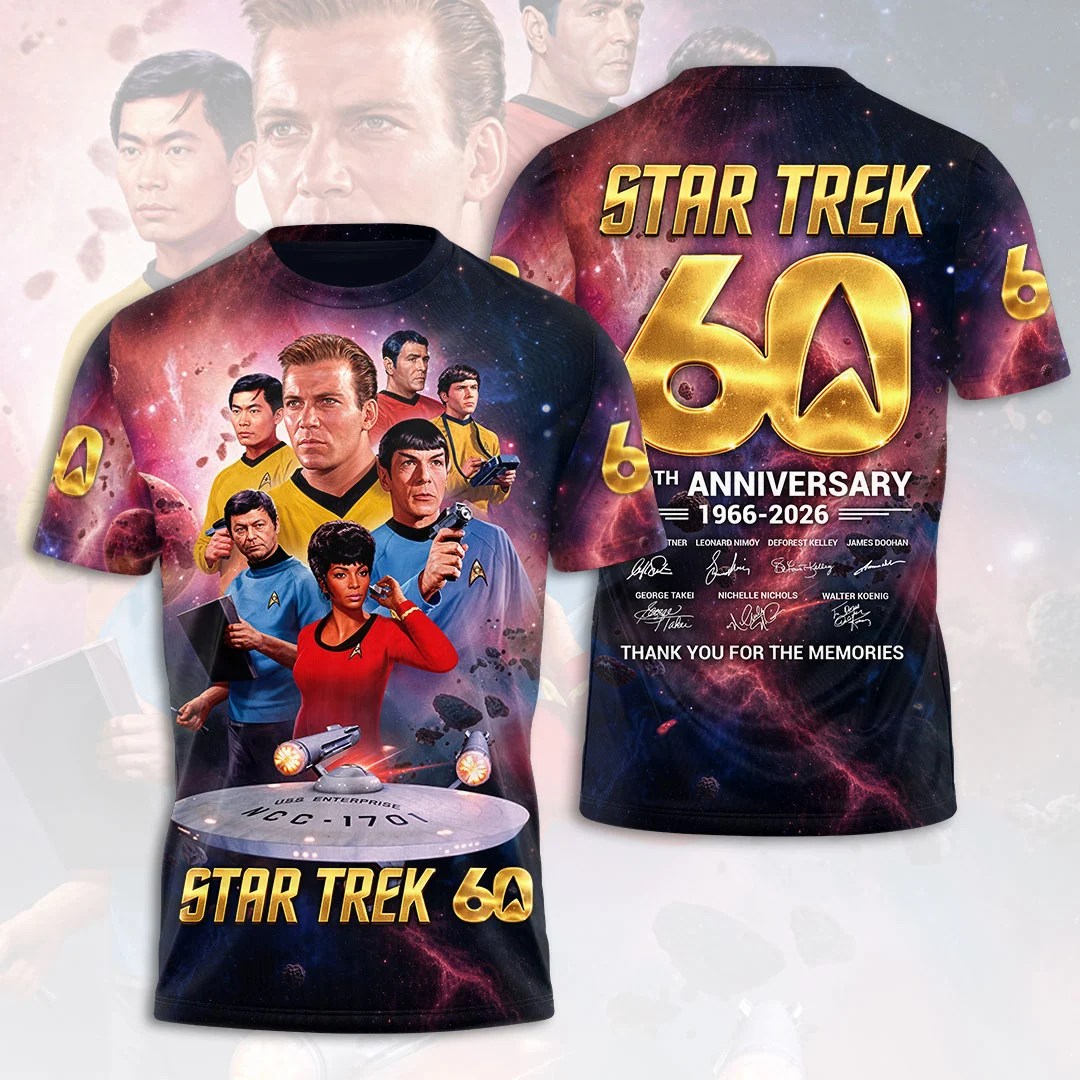 Star Trek 60th Anniversary 3D Apparel – HOATT21225