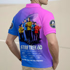 Star Trek 60th Anniversary Zip Polo Shirt – HOATT16407