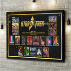 Star Trek 60th Anniversary Rectangle Canvas With Inner Frame – HOATT14217