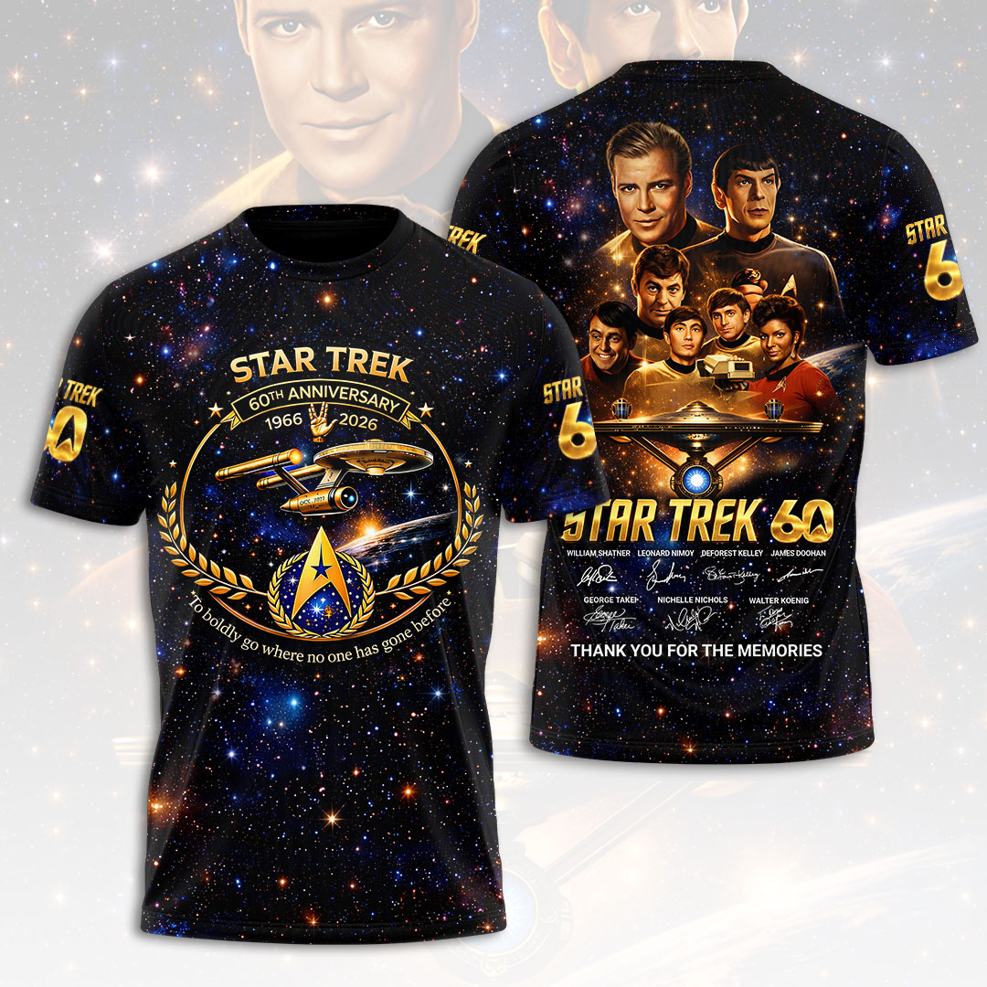 Star Trek 60th Anniversary 3D Apparel – HOATT16330