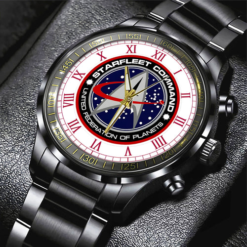 Star Trek Black Stainless Steel Watch – TANTN 12676