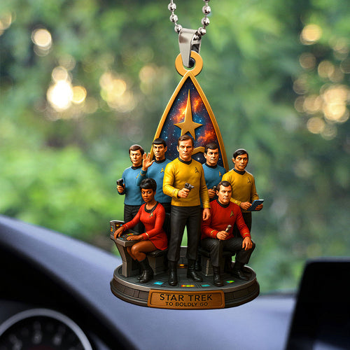 Star Trek Custom Shape 2-sided Acrylic Car Ornament – MAITM13045