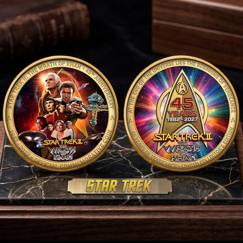Star Trek II: The Wrath of Khan 45th Anniversary Commemorative Coin – TMTHU10013