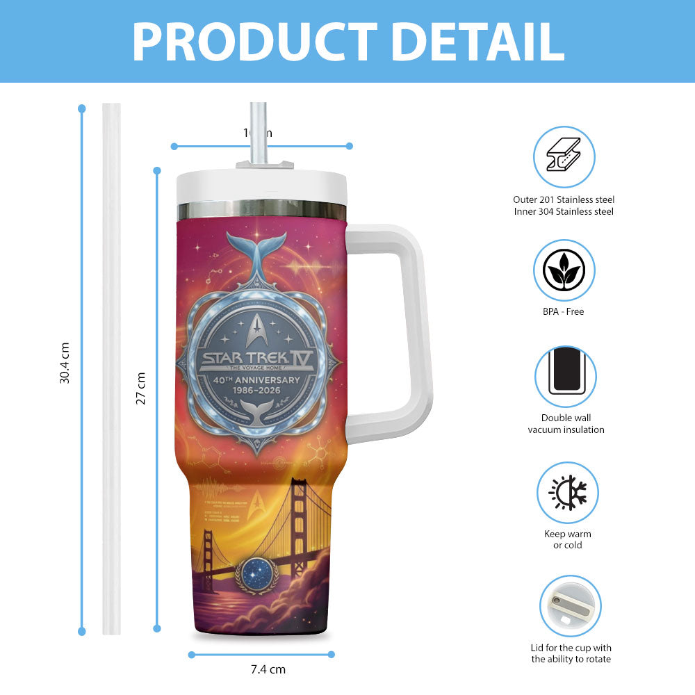 Star Trek IV: The Voyage Home 40oz Tumbler – TMTHU6797