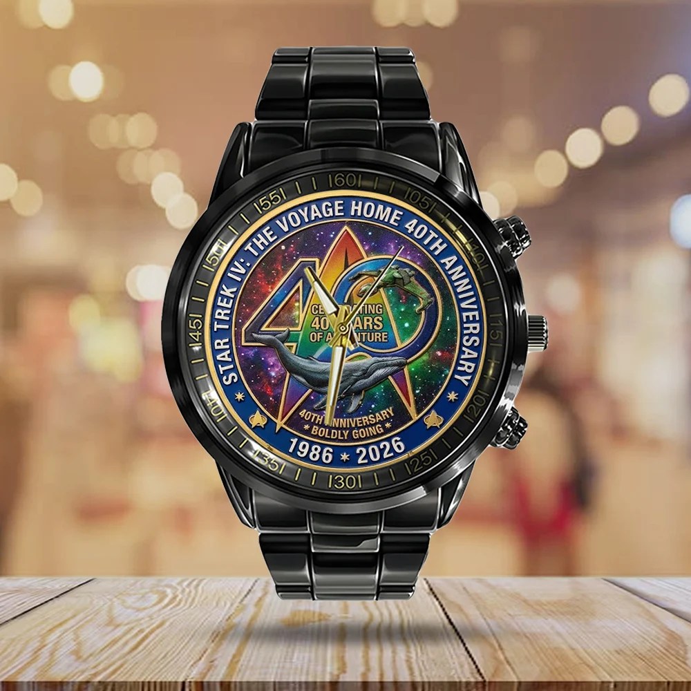 Star Trek IV: The Voyage Home Black Stainless Steel Watch – TMTHU8947