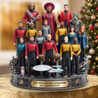 Star Trek: The Next Generation 40th Anniversary 2027 Custom Shape Acrylic Plaque – TMTHU10052