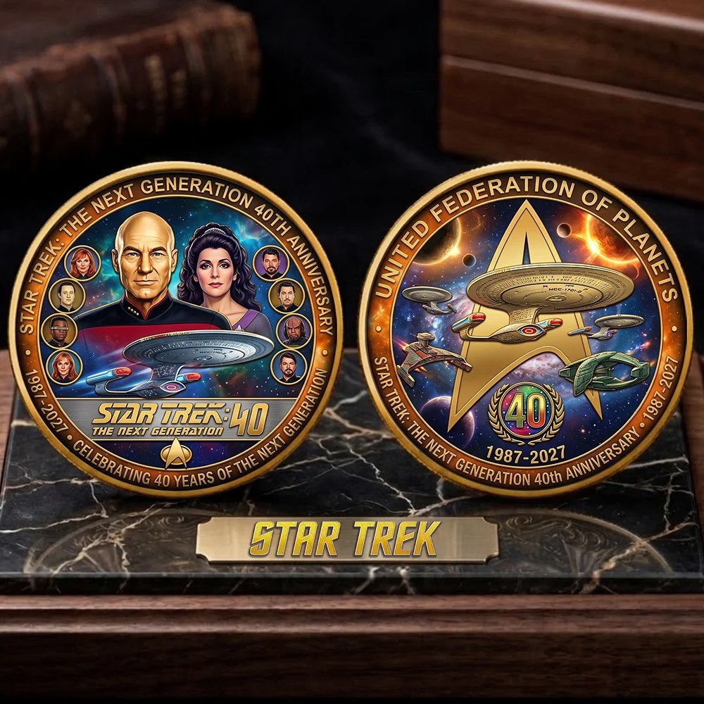 Star Trek: The Next Generation 40th Anniversary Commemorative Coin – TMTHU10149