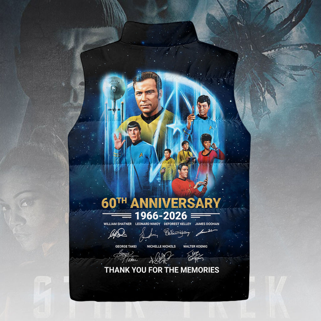 Star Trek: The Original Series 60th Anniversary 3D Sleeveless Down Jacket – HOATT14051