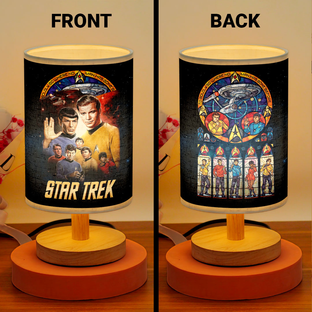 Star Trek: The Original Series Wooden Base Fabric Lamp – HOATT13914