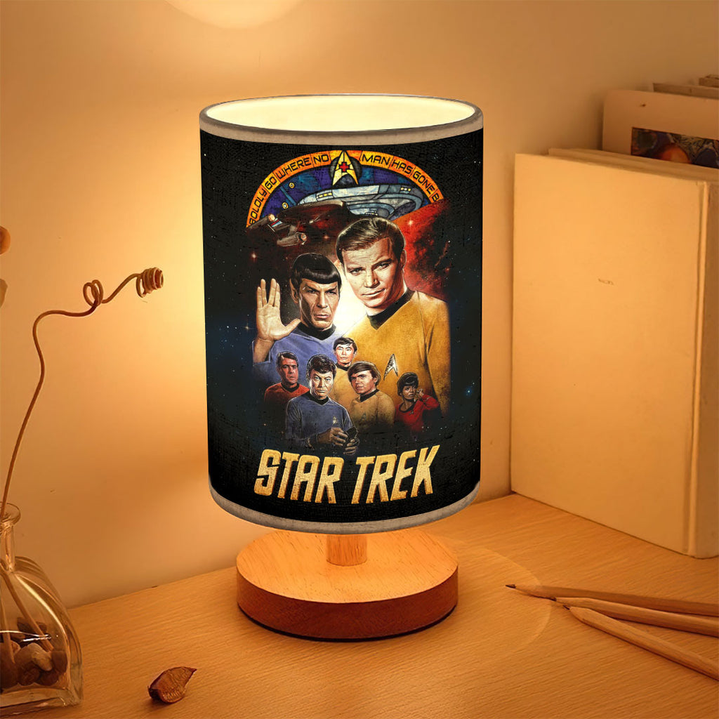 Star Trek: The Original Series Wooden Base Fabric Lamp – HOATT13914