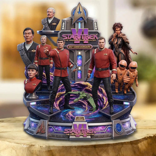 Star Trek VI: The Undiscovered Country 35th Anniversary Custom Shape Acrylic Plaque – TMTHU9236