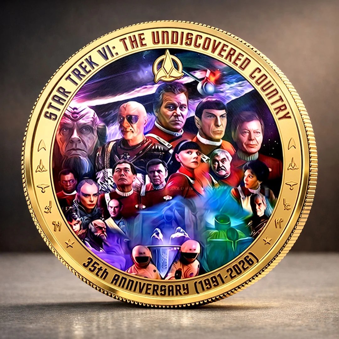 Star Trek VI: The Undiscovered Country 35th Anniversary Commemorative Coin – TMTHU9206