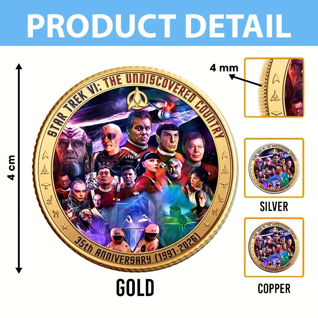 Star Trek VI: The Undiscovered Country 35th Anniversary Commemorative Coin – TMTHU9206