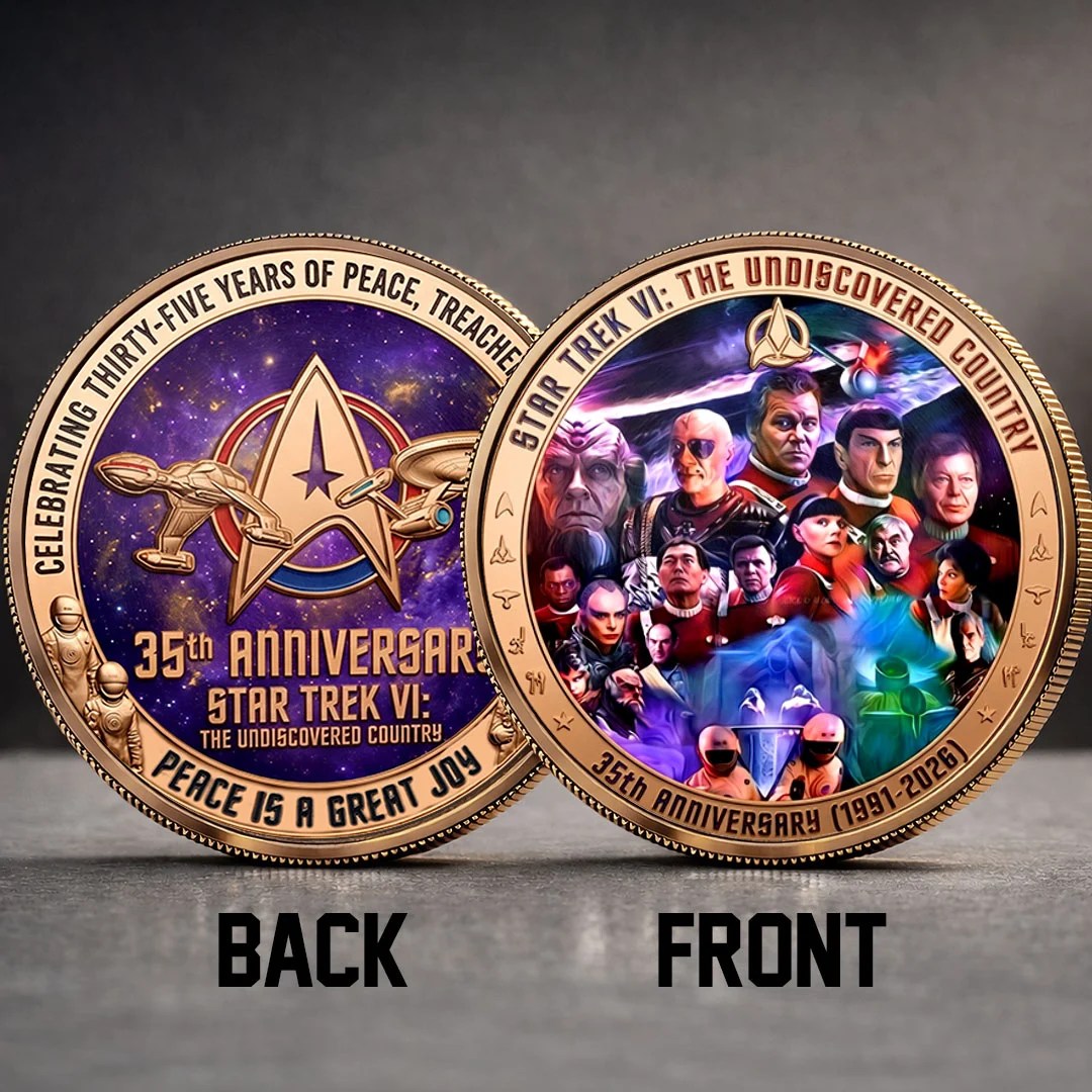 Star Trek VI: The Undiscovered Country 35th Anniversary Commemorative Coin – TMTHU9206