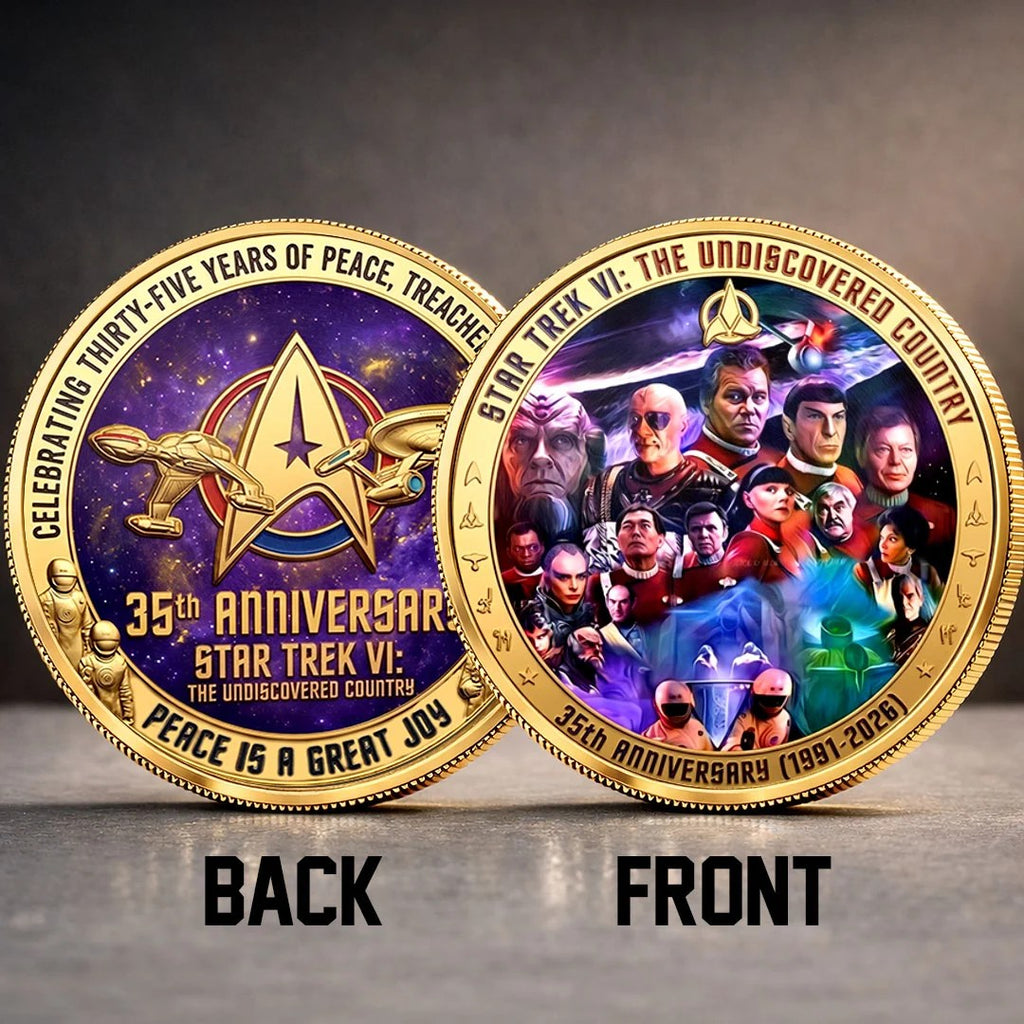 Star Trek VI: The Undiscovered Country 35th Anniversary Commemorative Coin – TMTHU9206