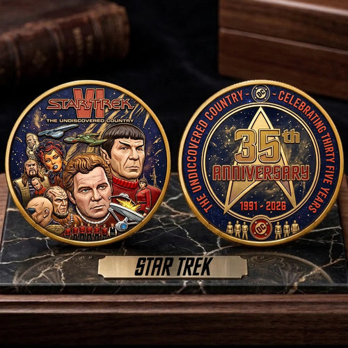 Star Trek VI: The Undiscovered Country 35th Anniversary Commemorative Coin – TMTHU9211