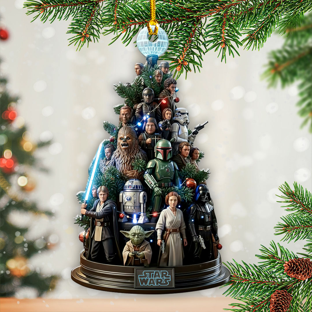 Star Wars Custom Shape 2-sided Acrylic Ornament – HOATT14683