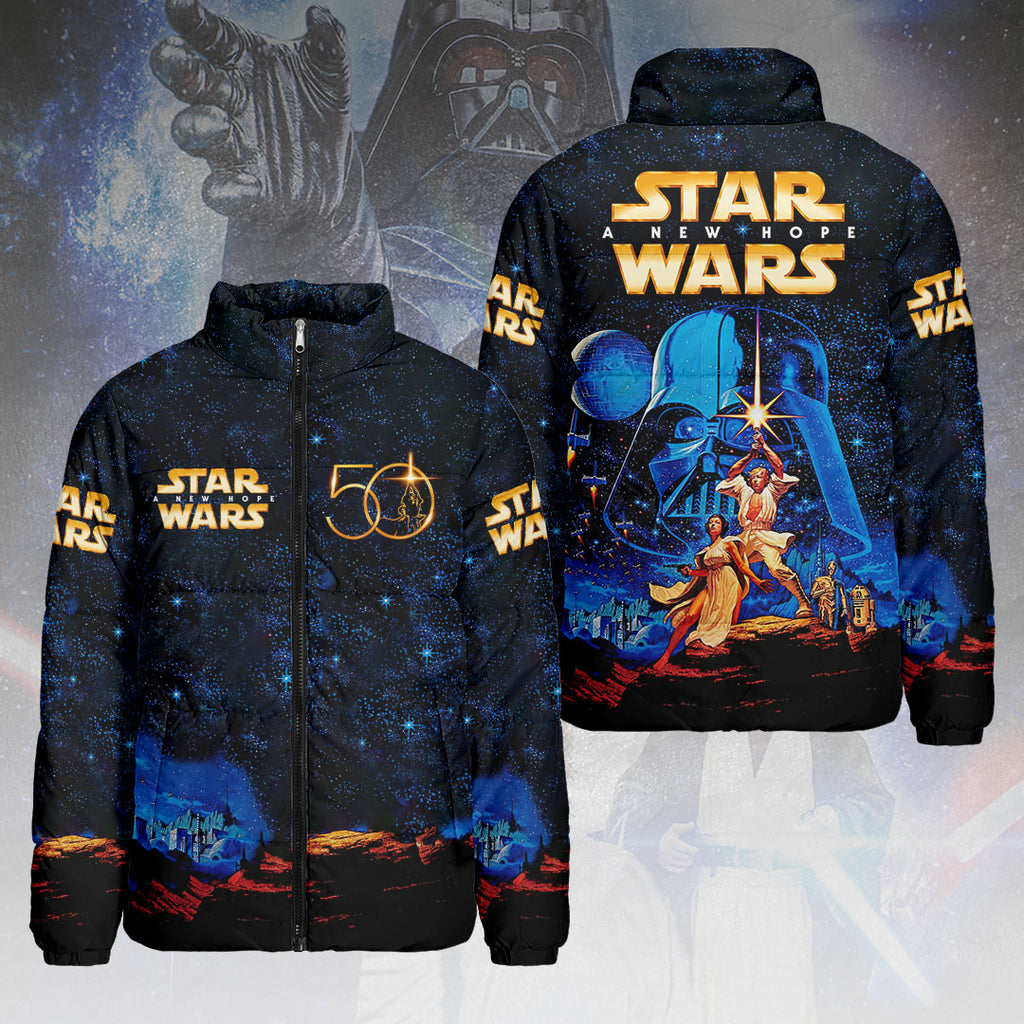 Star Wars 3D Stand Collar Puffer Jacket – HOATT14293