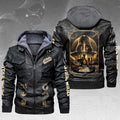 Star Wars 50th Anniversary 2027 2D Leather Hooded Jacket – TMTHU9820