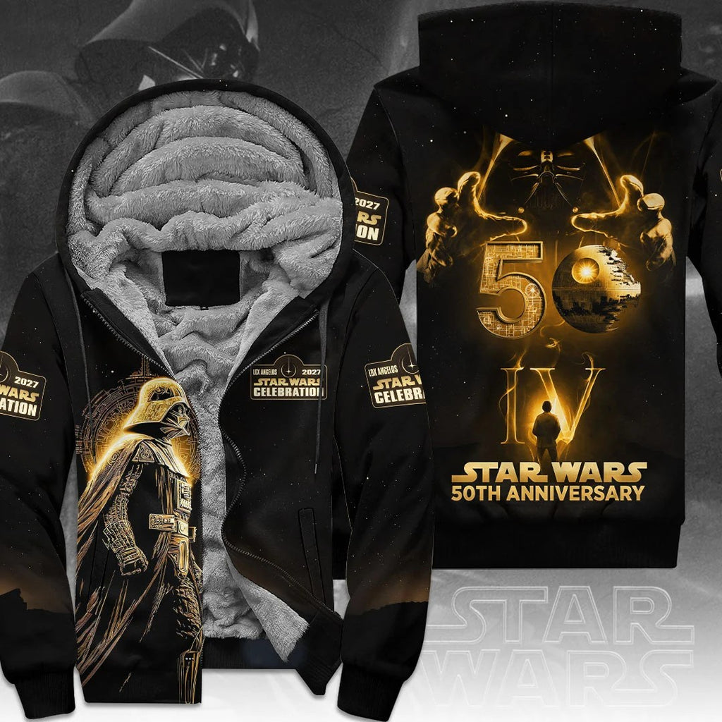 Star Wars 50th Anniversary 3D Fleece Zip Hoodie – TMTHU9894