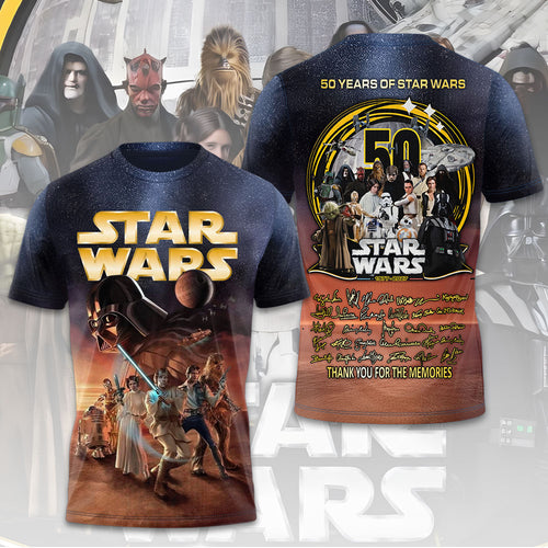 Star Wars 50th Anniversary 2027 3D Apparel – TMTHU4947