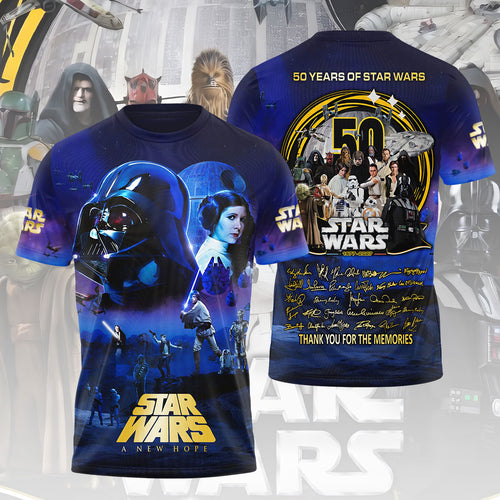 Star Wars 50th Anniversary 2027 3D Apparel – TMTHU5003