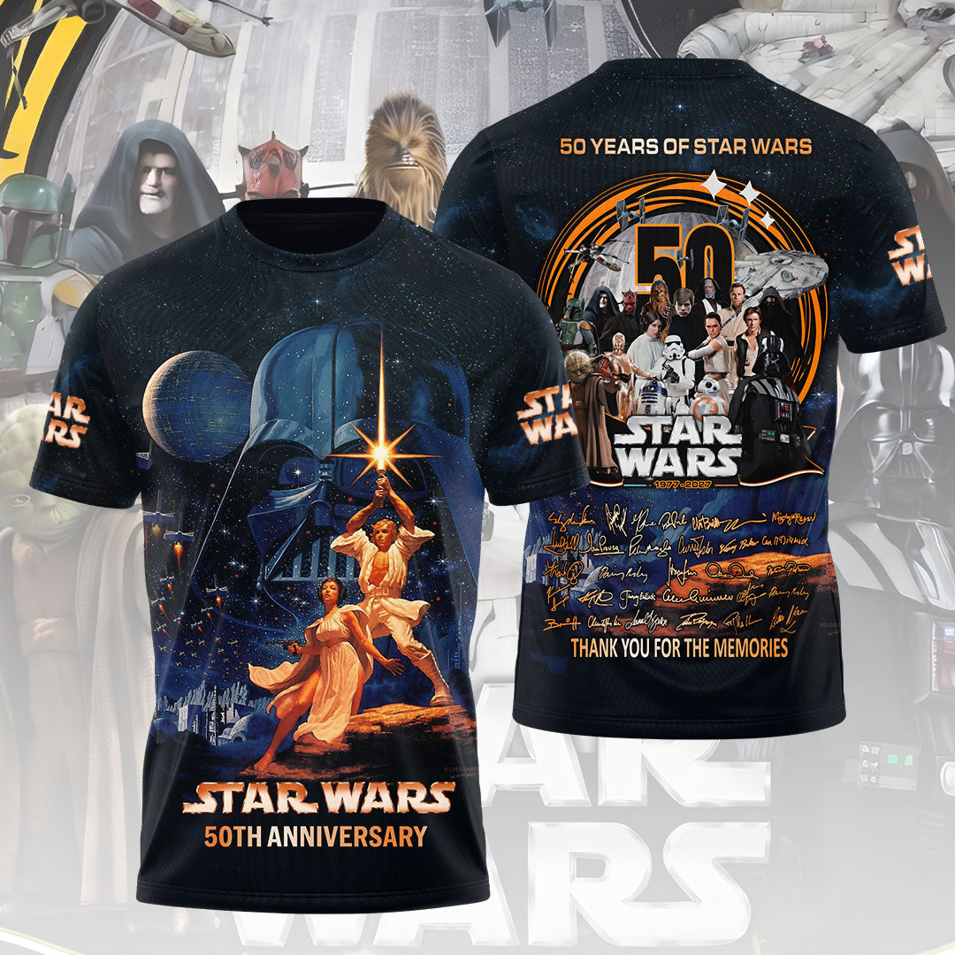 Star Wars 50th Anniversary 2027 3D Apparel – TMTHU5272