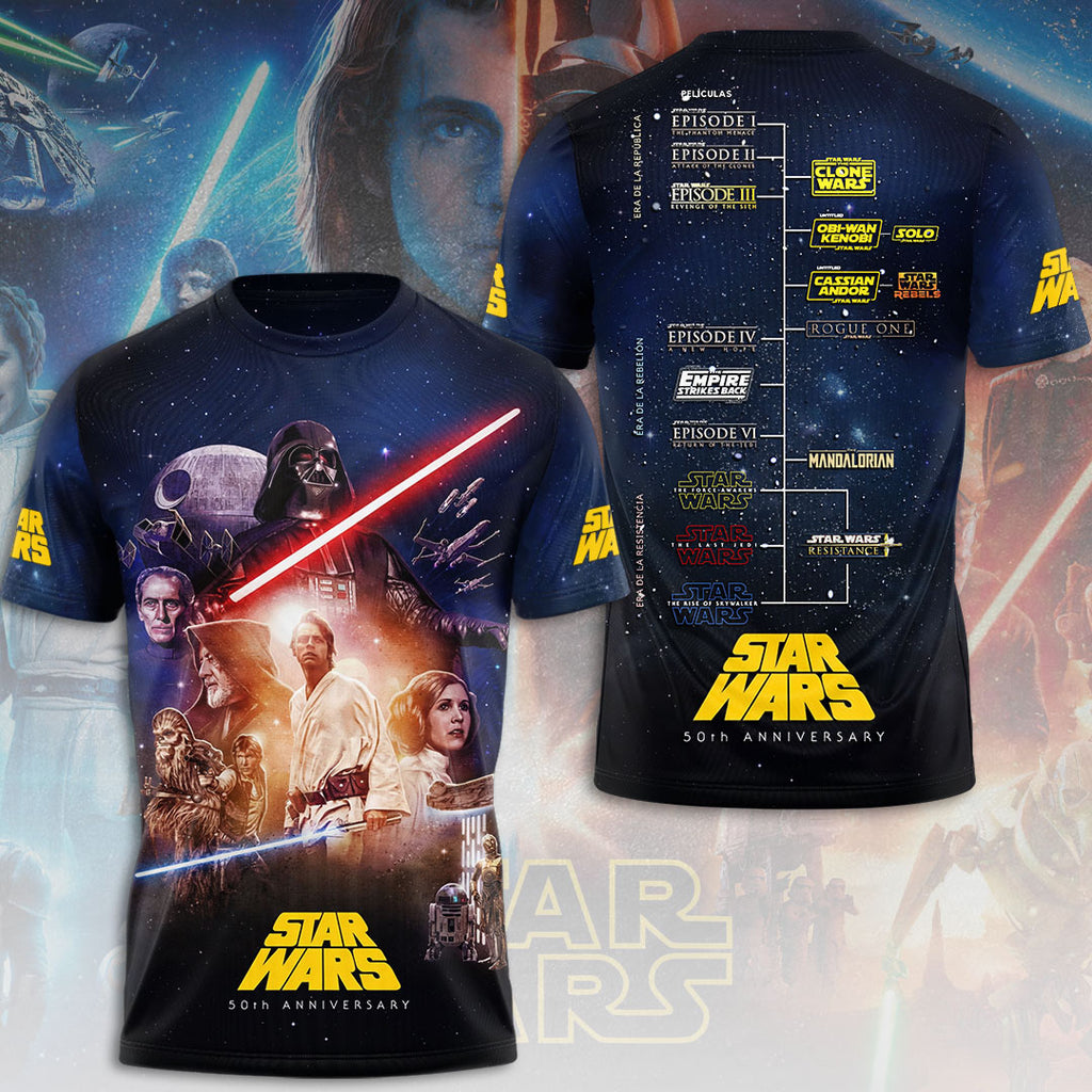 Star Wars 50th Anniversary 2027 3D Apparel – TMTHU5610