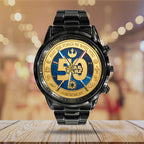 Star Wars 50th Anniversary 2027 Black Stainless Steel Watch – TMTHU5395