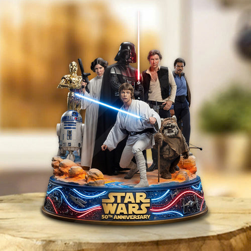 Star Wars 50th Anniversary 2027 Custom Shape Acrylic Plaque – TMTHU5372