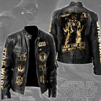 Star Wars 50th Anniversary 2027 Motorcycle Leather Jacket – TMTHU9056
