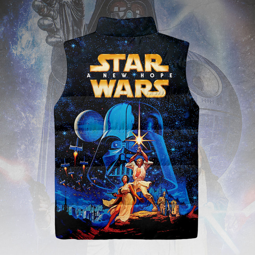 Star Wars 50th Anniversary 3D Sleeveless Down Jacket – HOATT14001