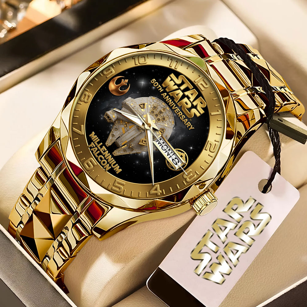 Star Wars 50th Anniversary Alloy Luxury Quartz Watch – TMTHU7200
