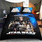 Star Wars 50th Anniversary 3-Piece Duvet Bedding Set – TMTHU4512