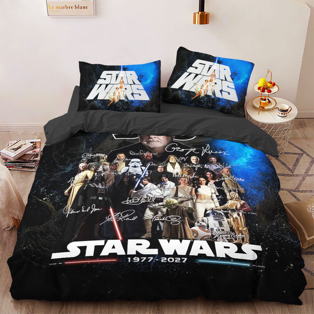 Star Wars 50th Anniversary 3-Piece Duvet Bedding Set – TMTHU4512