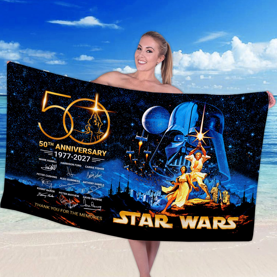 Star Wars 50th Anniversary Rectangle Beach Towel – HOATT17582