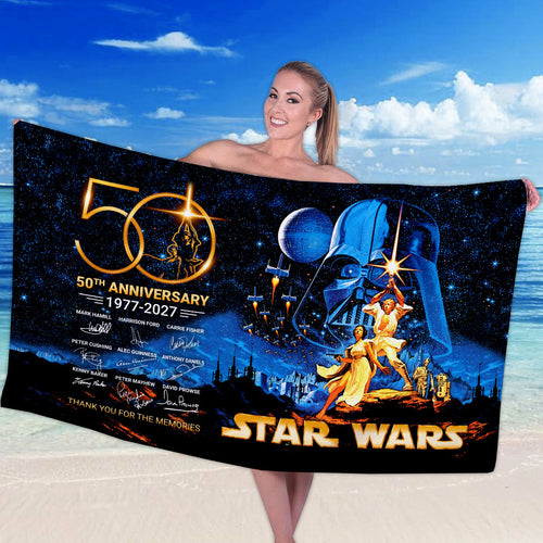 Star Wars 50th Anniversary Rectangle Beach Towel – HOATT17582