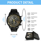 Star Wars 50th Anniversary Black Stainless Steel Watch – TMTHU2200