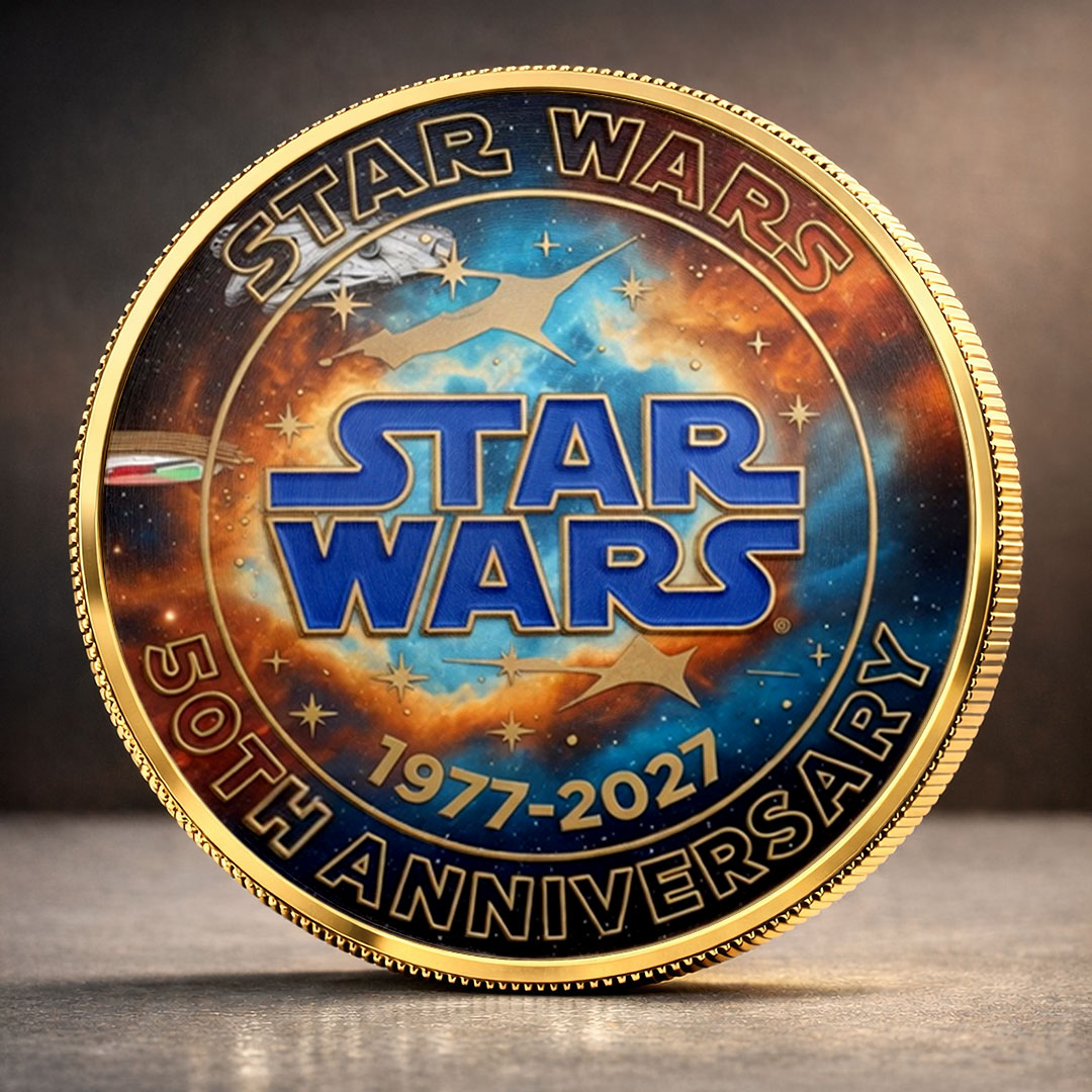 Star Wars 50th Anniversary Commemorative Coin – TMTHU5865