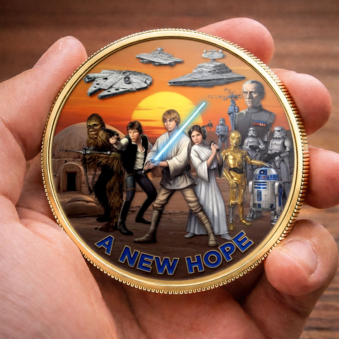 Star Wars 50th Anniversary Commemorative Coin – TMTHU5865