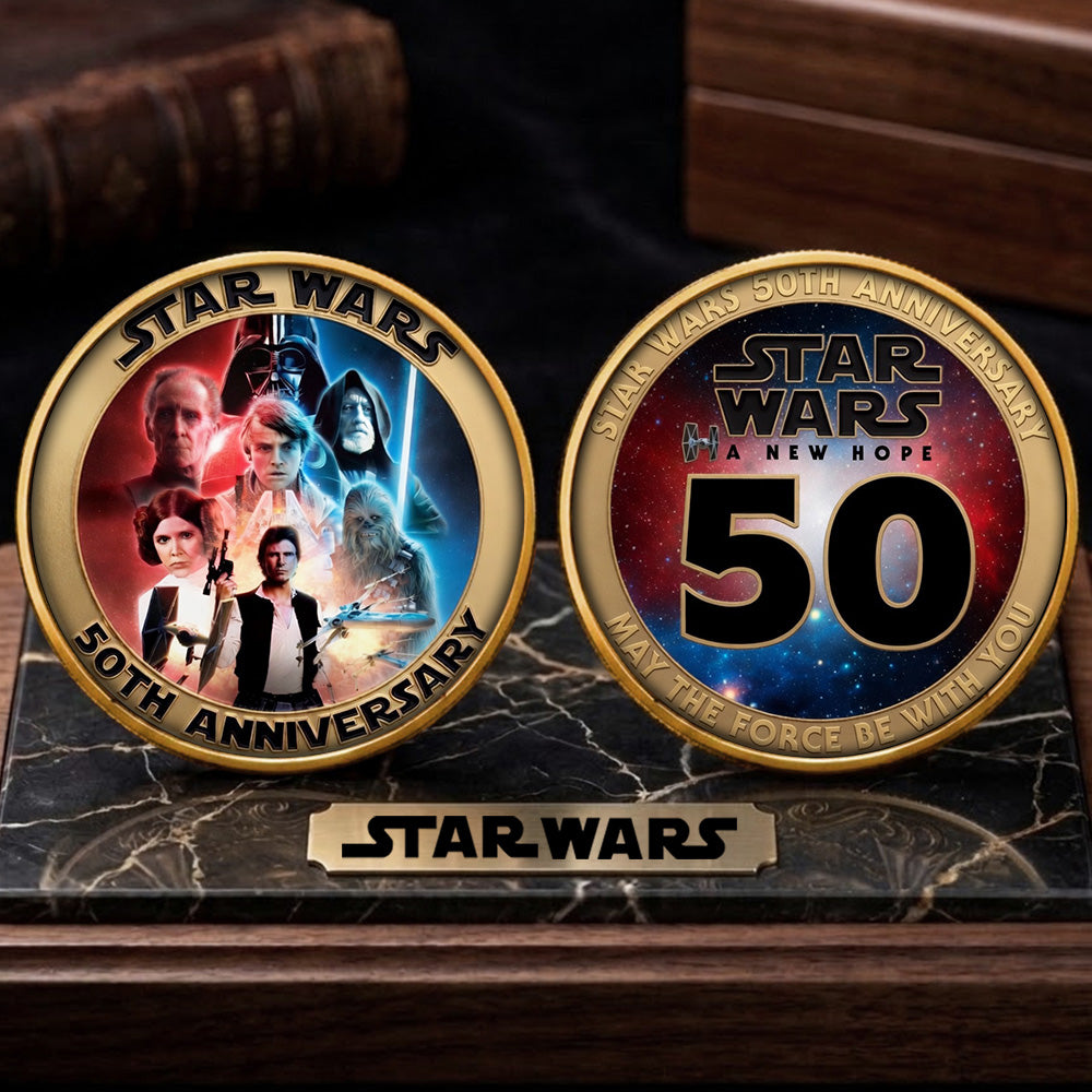 Star Wars 50th Anniversary Commemorative Coin – TMTHU5881