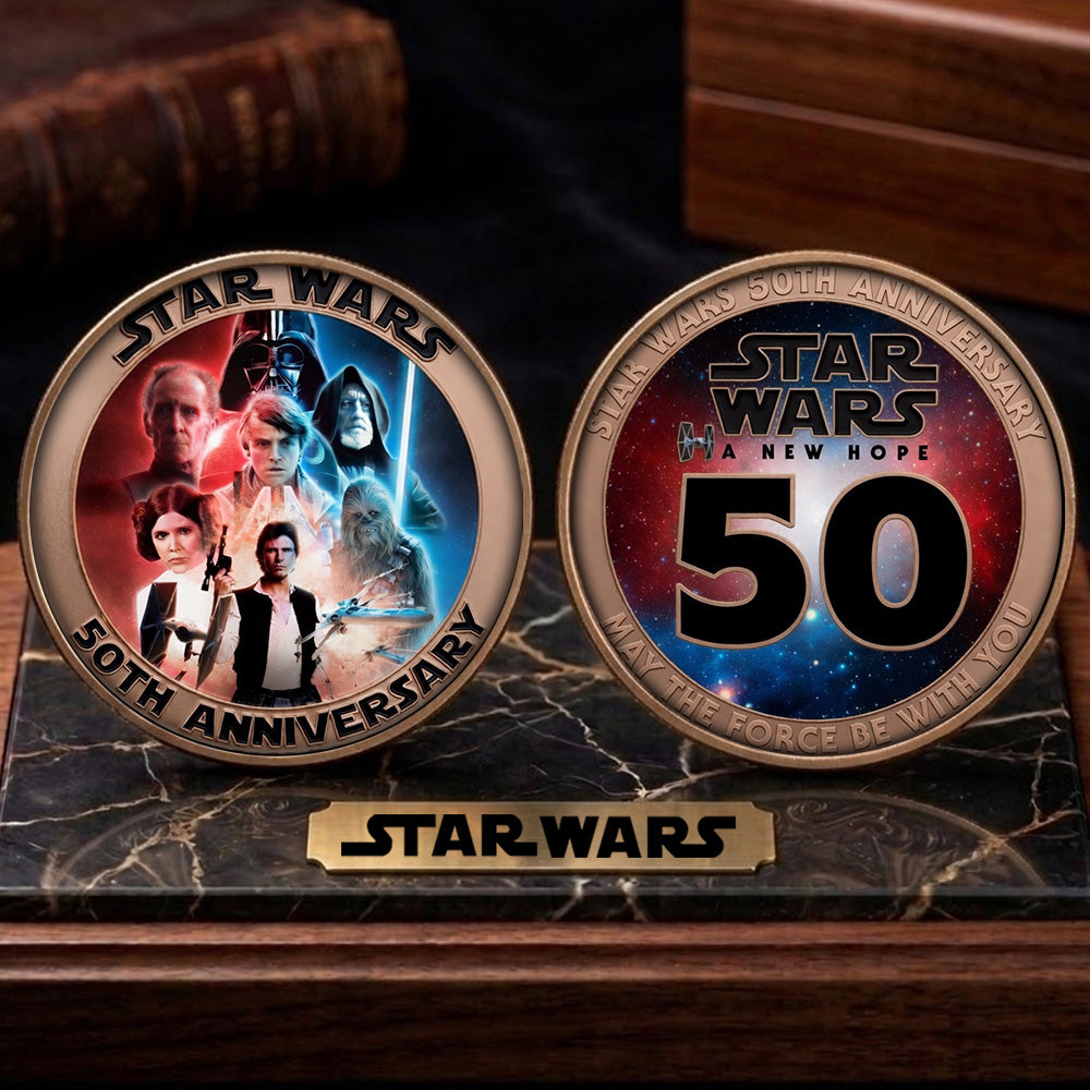 Star Wars 50th Anniversary Commemorative Coin – TMTHU5881