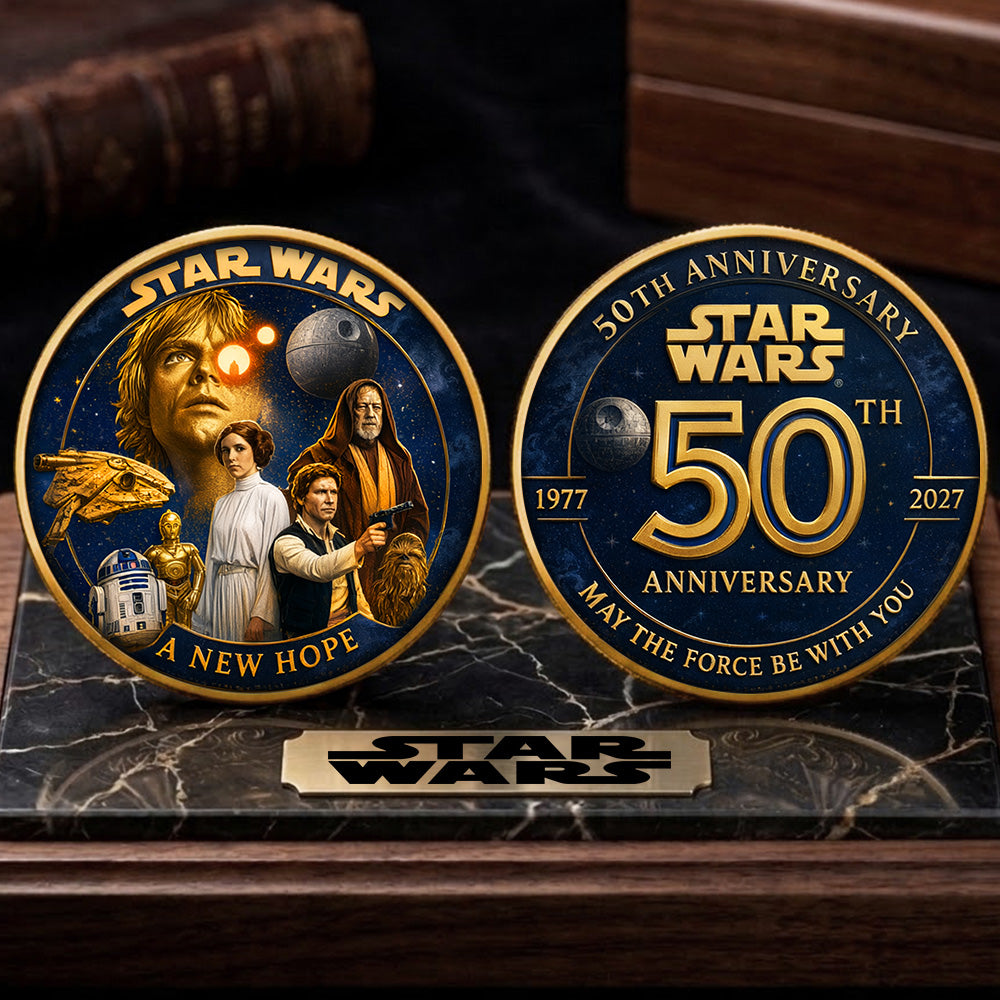 Star Wars 50th Anniversary Commemorative Coin – TMTHU7700